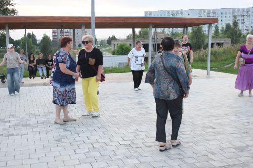 В парке «Оазис» Камских Полян прошла дискотека для самых смелых и активных