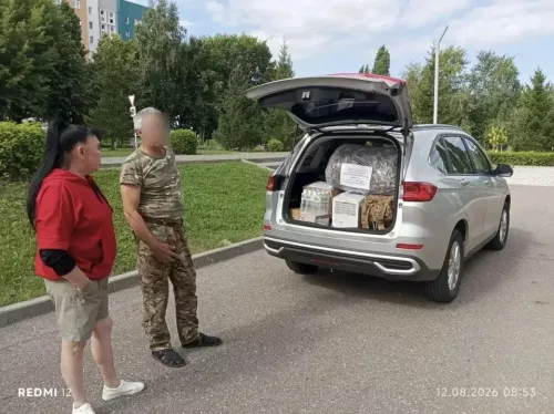 Камские Поляны отправили гуманитарный груз в зону СВО