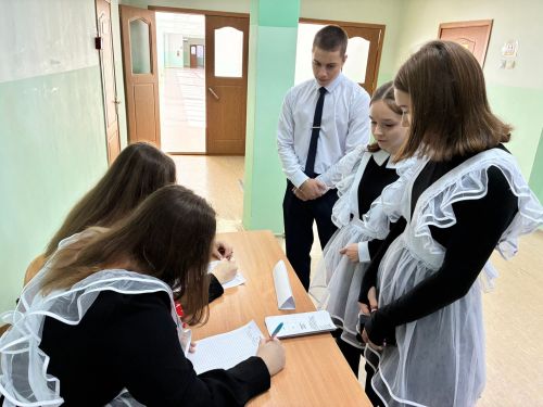В Камскополянской школе №1 выбрали председателя «Движения Первых»