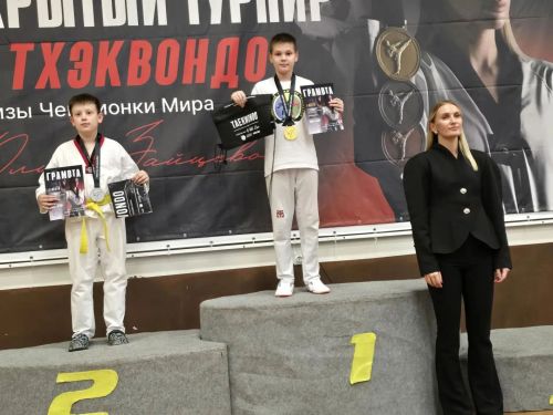 Тхэквондисты Спортивной школы № 5 завоевали награды на турнире в Набережных Челнах