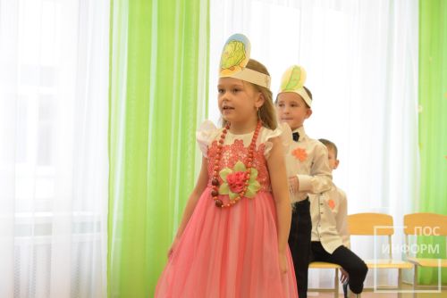 Осенний утренник в детском саду «Огонек»