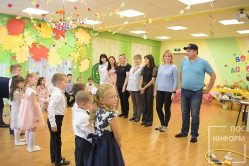 Осенний утренник в детском саду «Огонек»