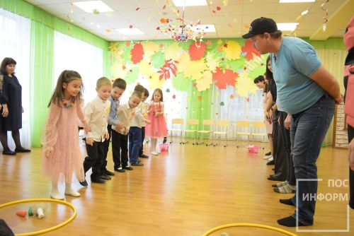 Осенний утренник в детском саду «Огонек»