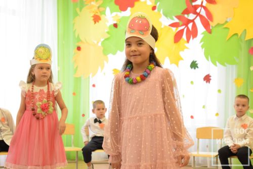 Осенний утренник в детском саду «Огонек»