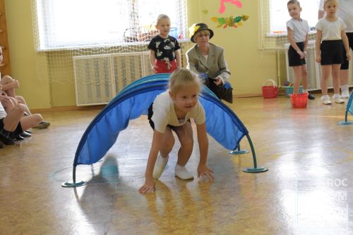 Спортивное развлечение в детском саду «Солнышко»