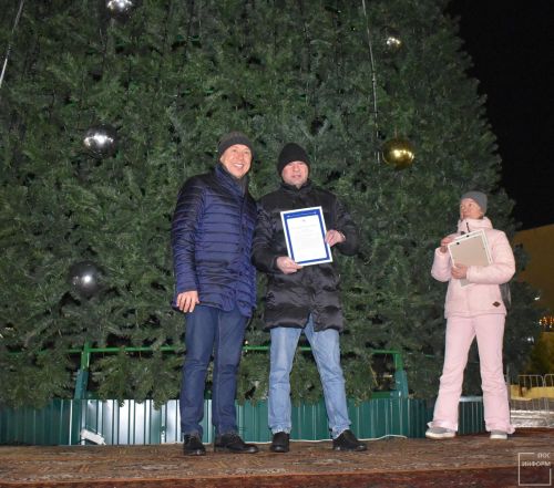 Торжественное открытие главной ёлки в Камских Полянах