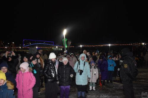 Торжественное открытие главной ёлки в Камских Полянах