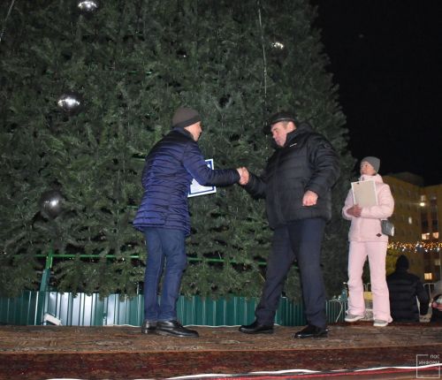 Торжественное открытие главной ёлки в Камских Полянах