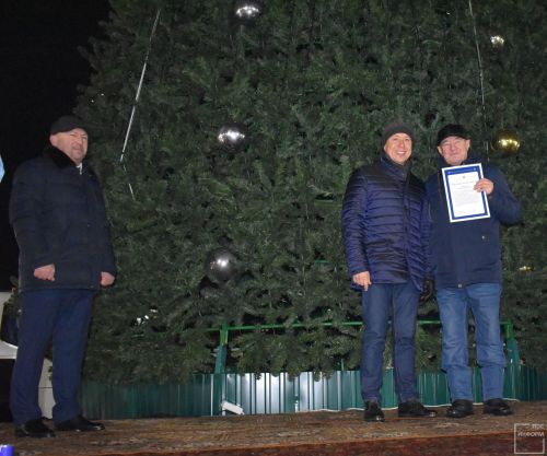 Торжественное открытие главной ёлки в Камских Полянах
