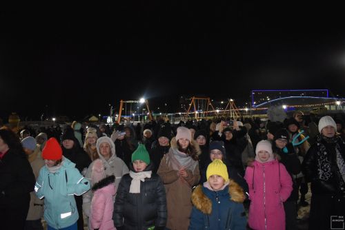 Торжественное открытие главной ёлки в Камских Полянах
