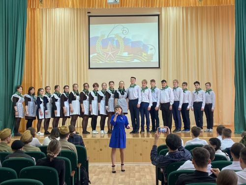 Фестиваль патриотической песни «Пою тебе, мое Отечество» в Камско - Полянской школе №1