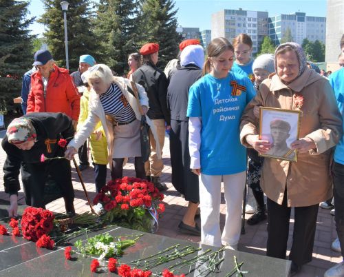 Митинг, посвященный 78 годовщине Победы