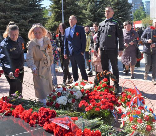 Митинг, посвященный 78 годовщине Победы