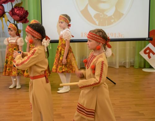 Праздник ко дню рождения татарского поэта в детском саду «Огонёк»