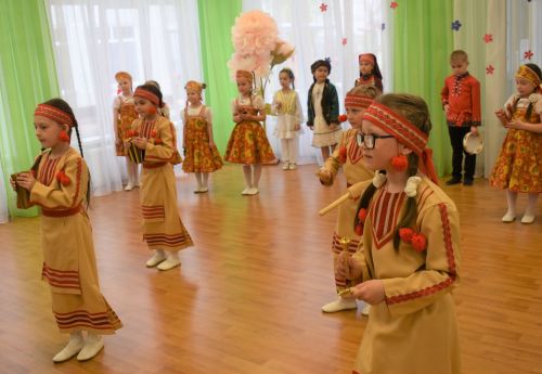 Праздник ко дню рождения татарского поэта в детском саду «Огонёк»