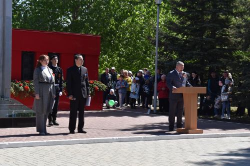 Митинг, посвященный 78 годовщине Победы