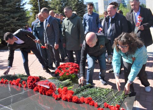 Митинг, посвященный 78 годовщине Победы