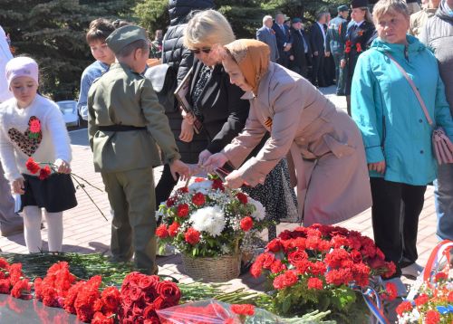 Митинг, посвященный 78 годовщине Победы