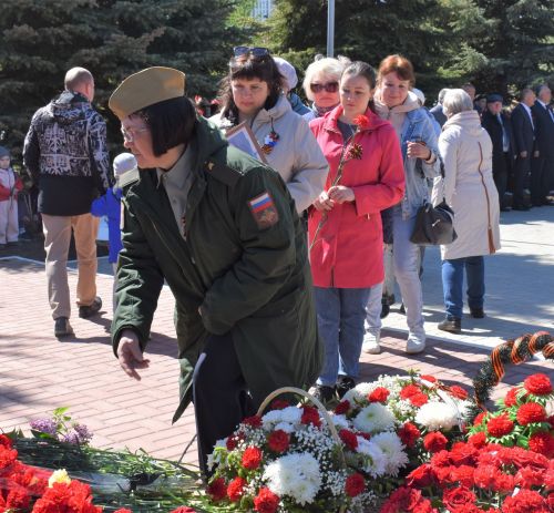 Митинг, посвященный 78 годовщине Победы