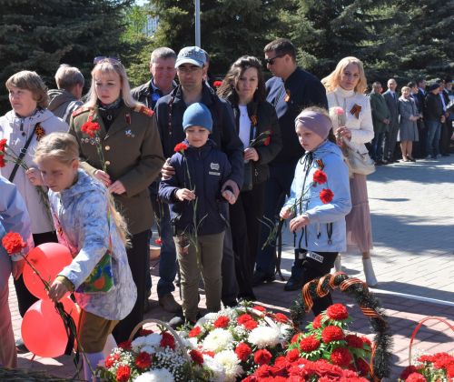 Митинг, посвященный 78 годовщине Победы