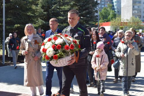 Митинг, посвященный 78 годовщине Победы