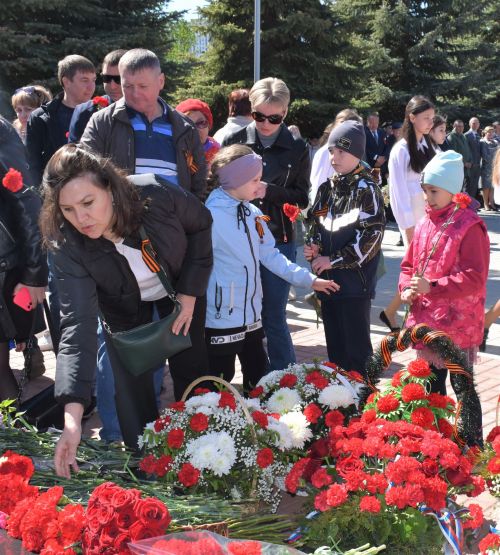 Митинг, посвященный 78 годовщине Победы