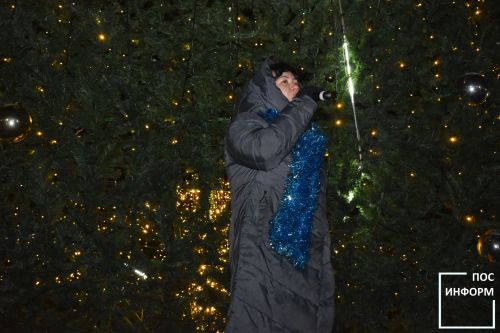 В Камских Полянах зажглась главная ёлка🎄