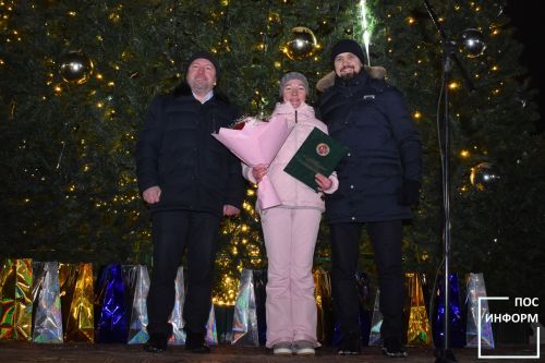 В Камских Полянах зажглась главная ёлка🎄