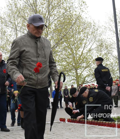 Жители Камских Полян почтили память жертвам и участникам, ликвидаторам катастрофы на Чернобыльской АЭС