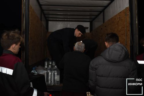В Камских Полянах отправили гуманитарную помощь на СВО