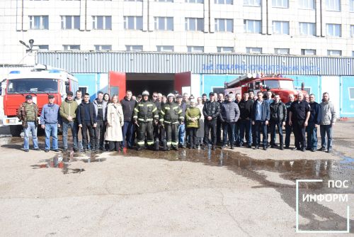 🔥 Торжественные проводы пожарных в Камских Полянах!