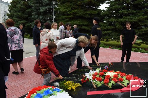 Камские Поляны помнят: митинг памяти и скорби