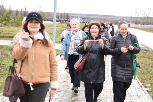 Всероссийская акция «10 000 шагов к жизни», приуроченная ко Всемирному Дню здоровья.