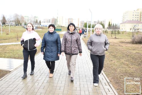 Всероссийская акция «10 000 шагов к жизни», приуроченная ко Всемирному Дню здоровья.