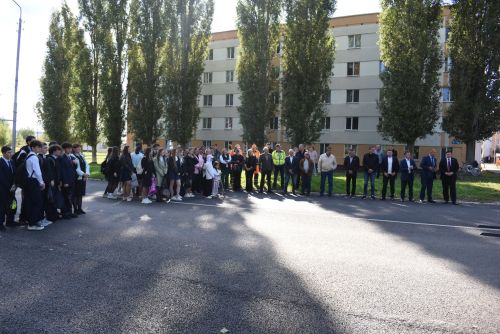 Открытие обновленной дороги в Камских Полянах