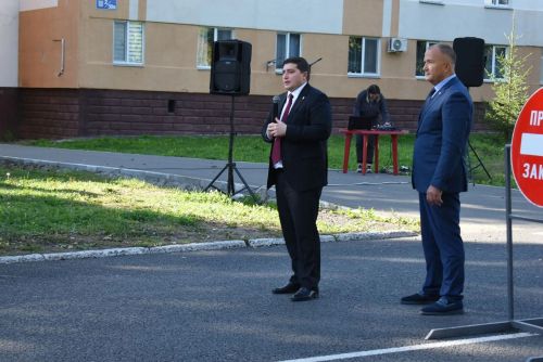 Открытие обновленной дороги в Камских Полянах