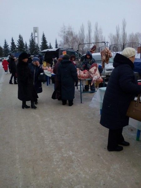 В данный момент в Камских Полянах проходит Новогодняя сельскохозяйственная ярмарка