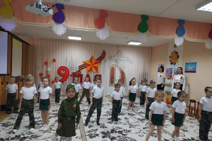 В камполянском детском саду прошло мероприятие, посвященное 76-й годовщине победы в ВОВ