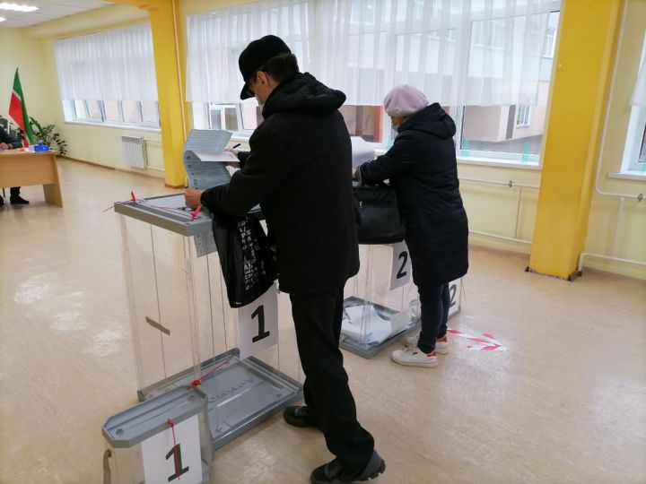 В Камских Полянах голосует население