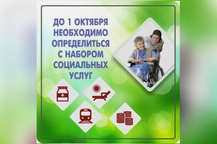 Татарстанским льготникам нужно до 1 октября определиться с набором социальных услуг