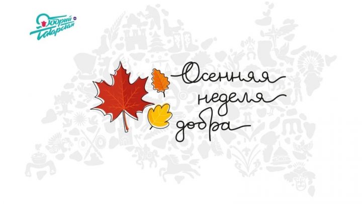 К Всероссийской акции «Осенняя неделя добра» присоединились 45 районов Татарстана