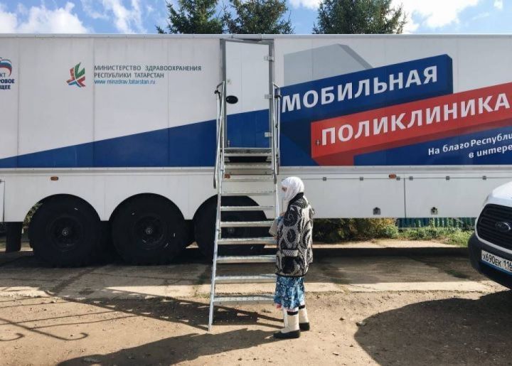 В «Мобильных поликлиниках» Татарстана в 2022 году осмотрено почти 28 тысяч человек