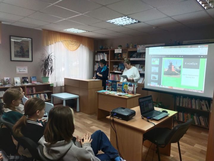 Учащиеся камполянской школы № 1 посетили библиотечный урок