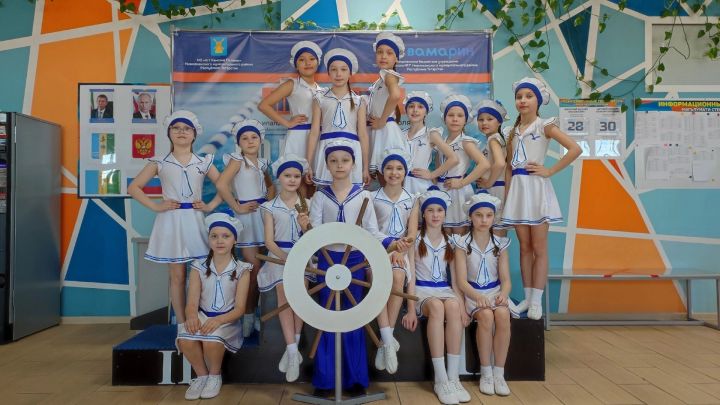 Образцовый хореографический коллектив «Импульс» принял участие в открытии Первенства НМР РТ по плаванию