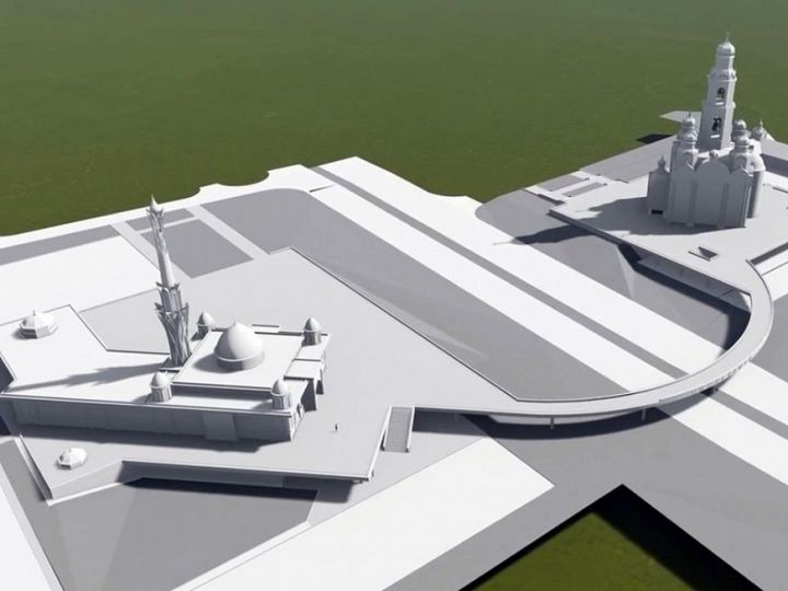 В Нижнекамске планируют построить на въезде в город православный храм и мечеть