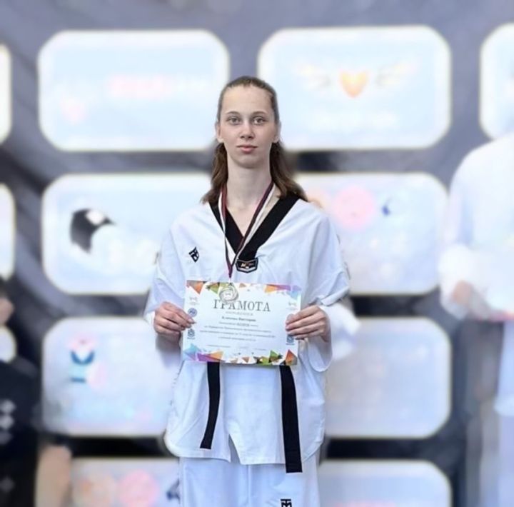 Вика Климова стала призером Чемпионата РТ по тхэквондо