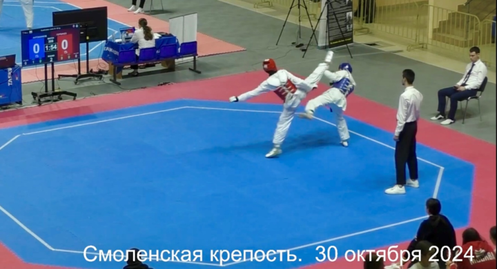 Спортсмен Камских Полян принял участие во Всероссийских соревнованиях по тхэквондо