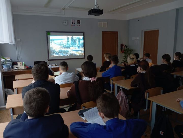 В школе № 1 состоялось очередное профоориентационное занятие
