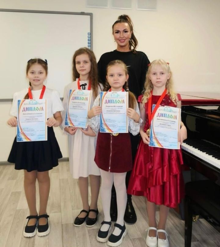 Юные пианисты из Камских Полян завоевали награды на конкурсе «ALLEGRO» в Нижнекамске
