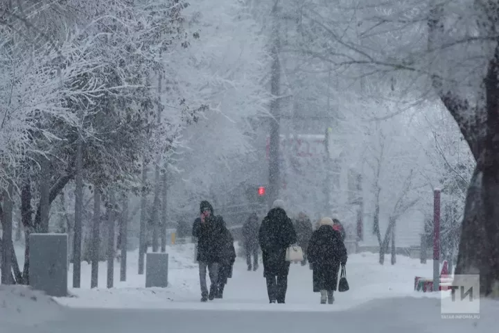 Жителям Татарстана напомнили о правилах безопасности в условиях гололеда и сильного снегопада